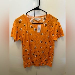 Loft tee shirt. NEVER WORN WITH TAGS!